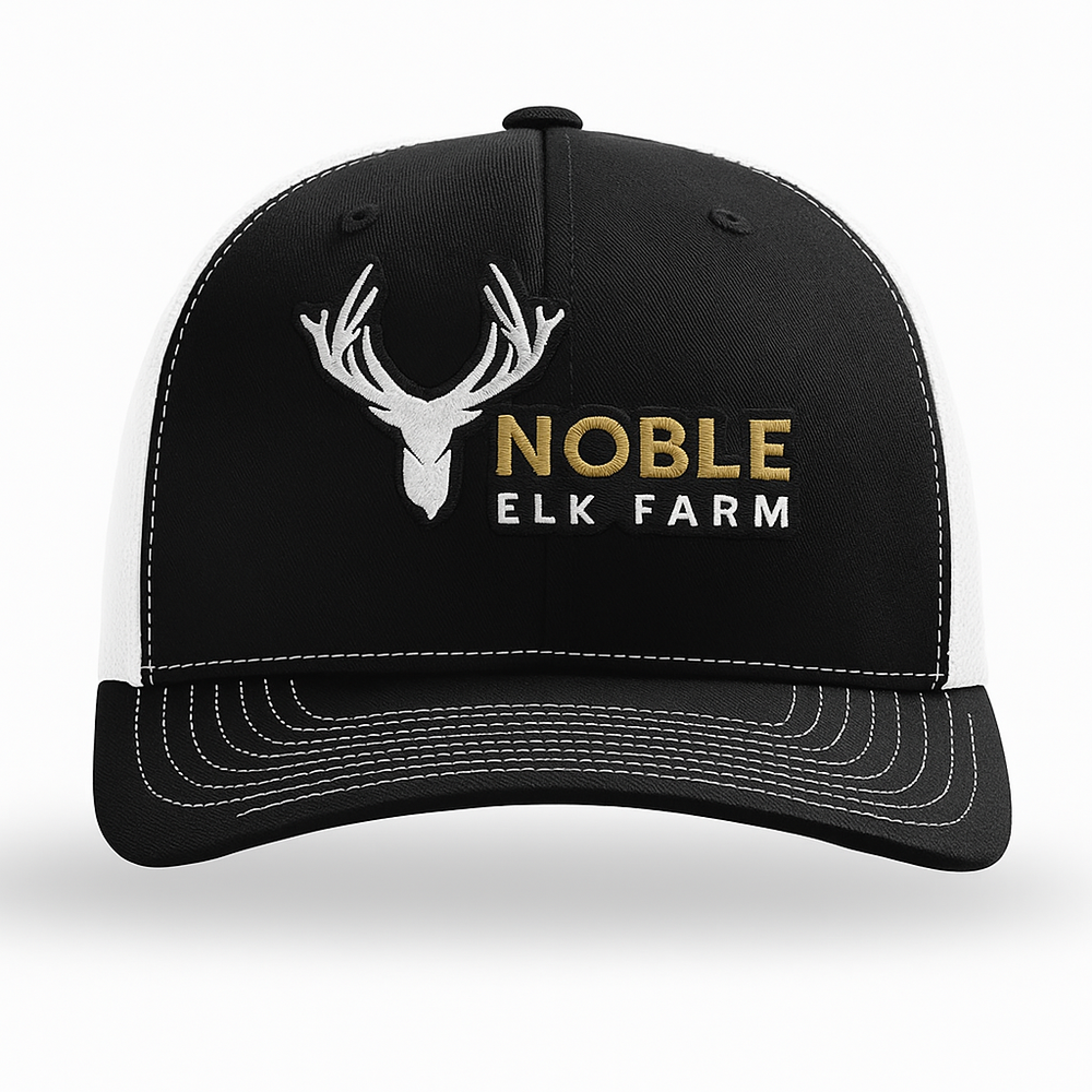 Black Noble Elk Farm Baseball Hat