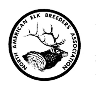 Logo of the North American Elk Breeders Association with an elk illustration.